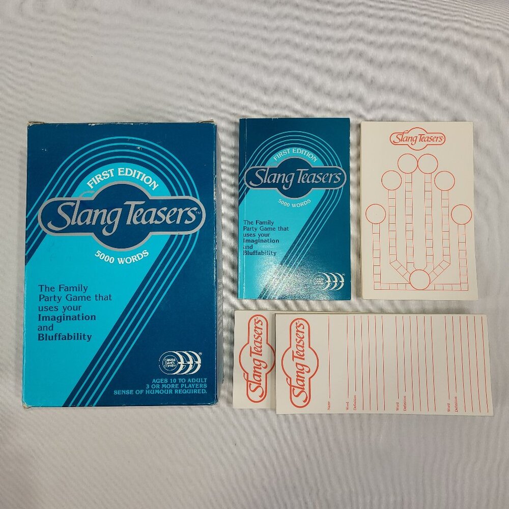 Slang Teasers First Edition Vintage Party Game by Canada Games